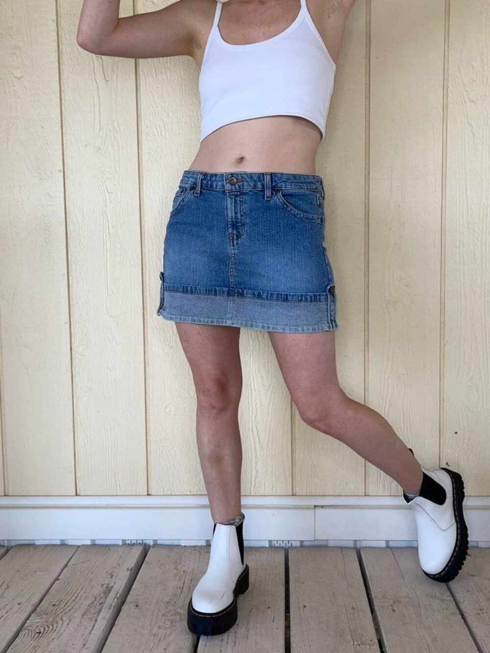 Y2K L.e.I. Denim Low Rise Mini Skirt